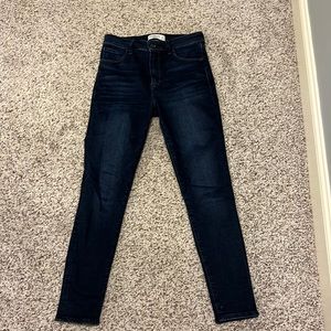 Abercrombie super skinny high rise curve love jeans 27 short